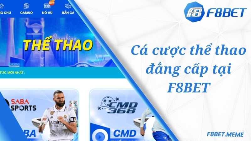 Cá cược thể thao đẳng cấp tại F8BET